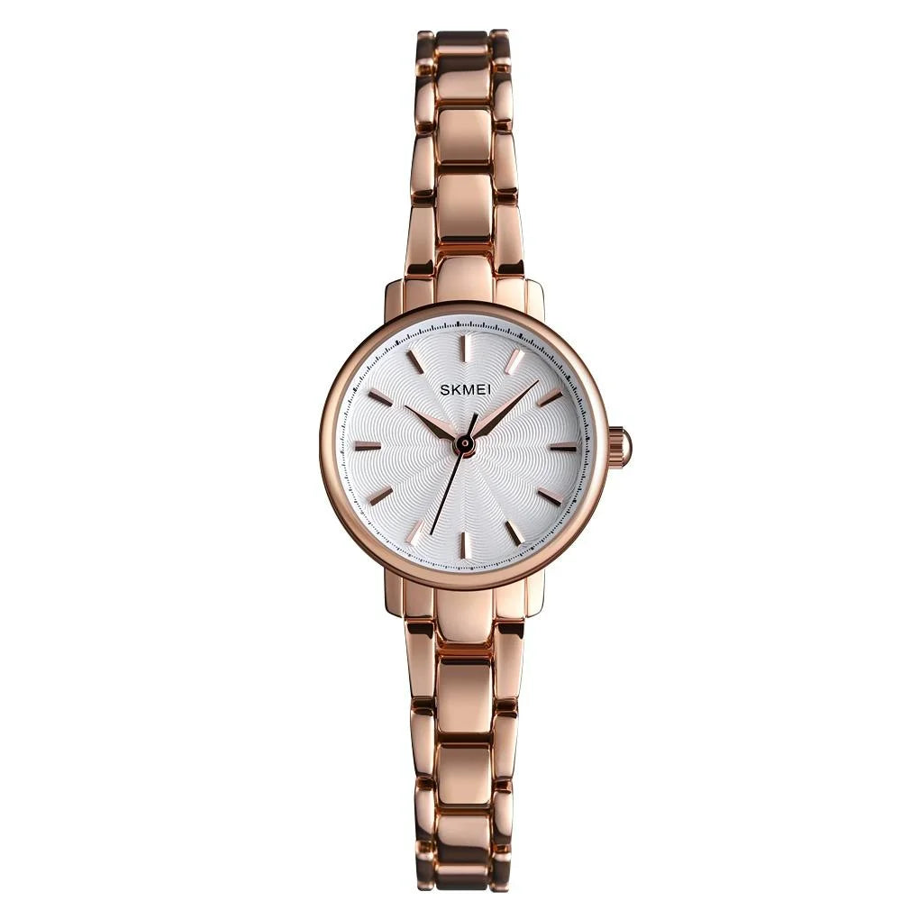 European Fashion Women Quartz Watch with Steel Band