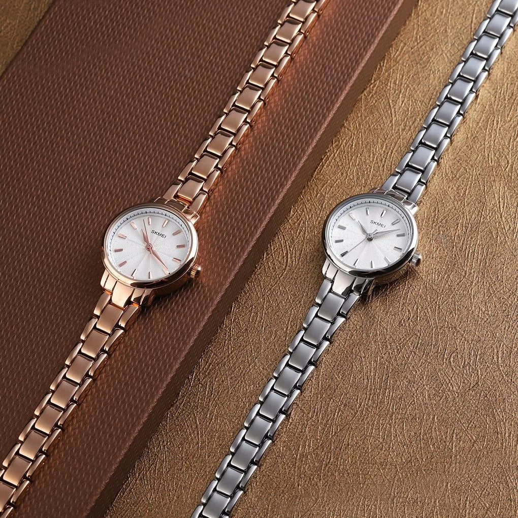 European Fashion Women Quartz Watch with Steel Band