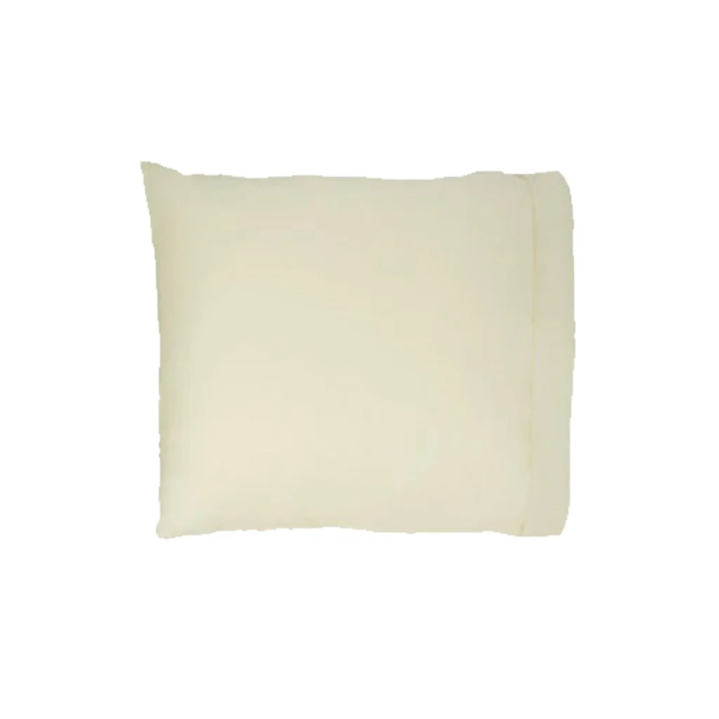European Pillowcase Easyrest 250TC Cotton - Cream - Home &