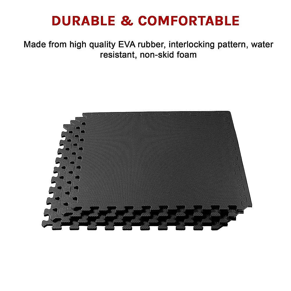 Black floor mat set with textured footwell mat surfaces