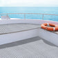 Grey foam 6cm eva boat flooring with storage shelves and support legs
