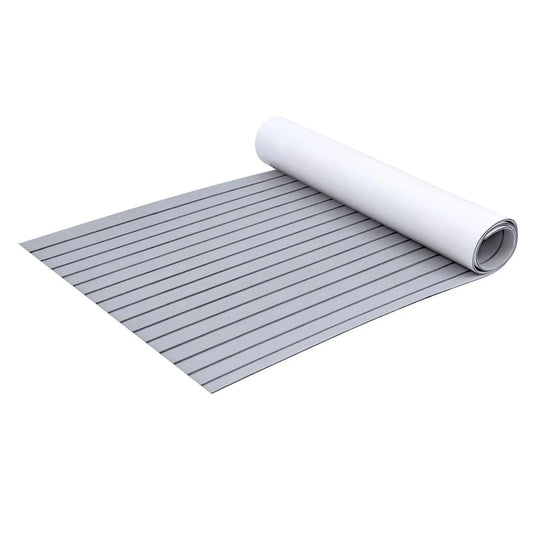 Grey foam 6cm eva boat flooring with colour matched pieces and support fittings
