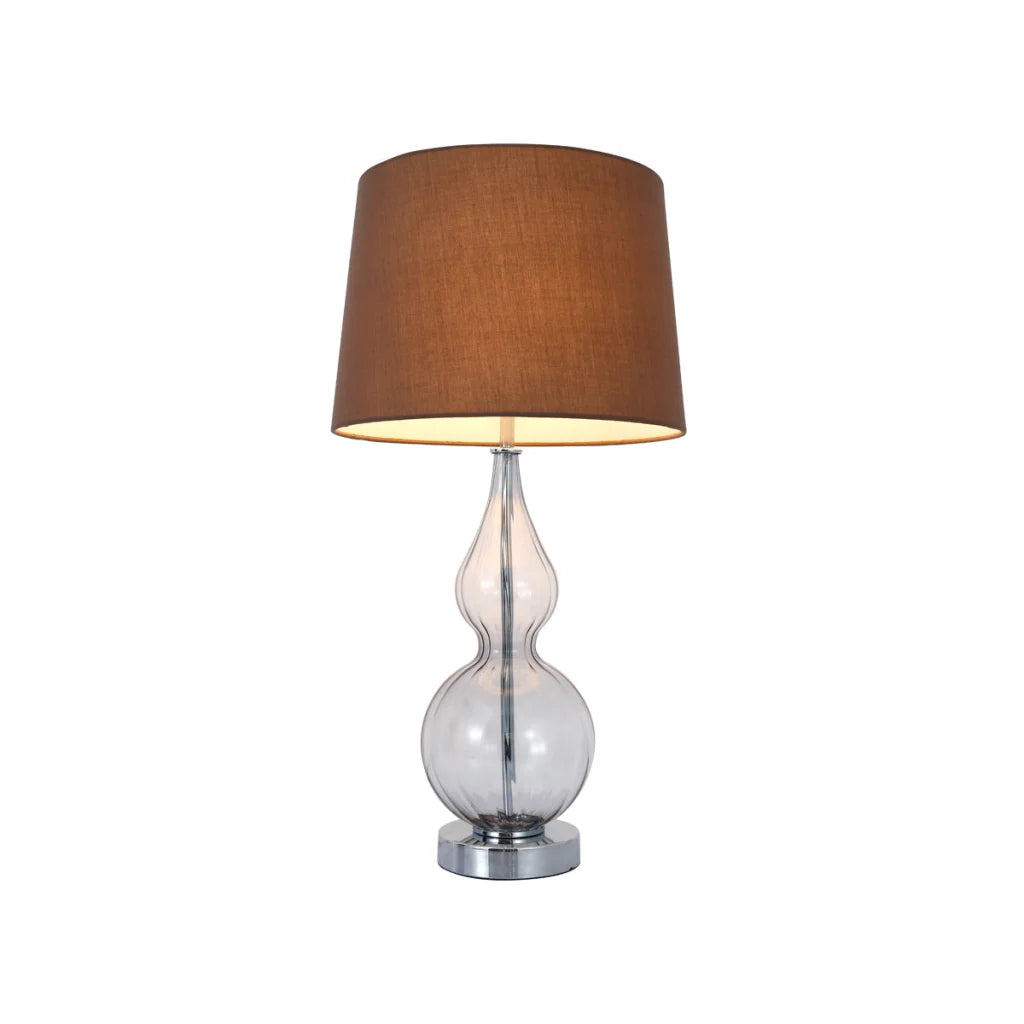 Evaine Table Lamp - Grey - Home & Garden > Lighting > Table