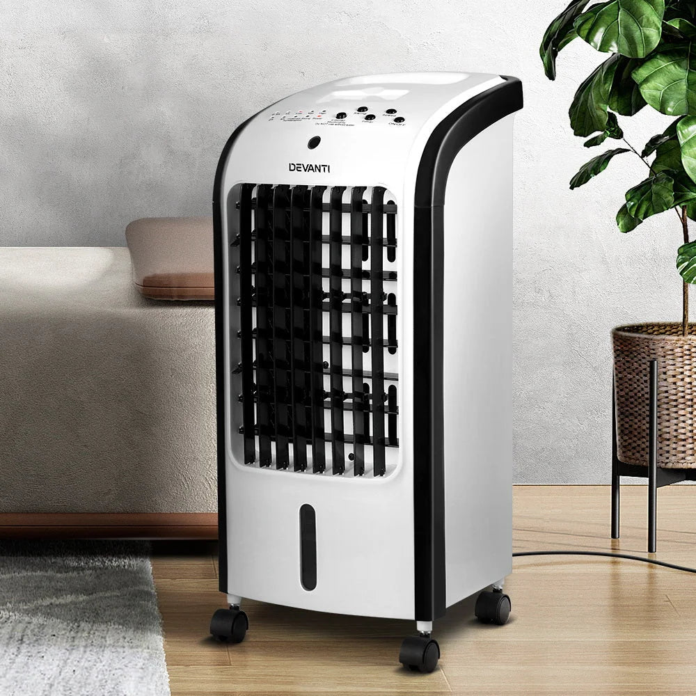 Evaporative Air Cooler Conditioner Portable 4L Cooling Fan