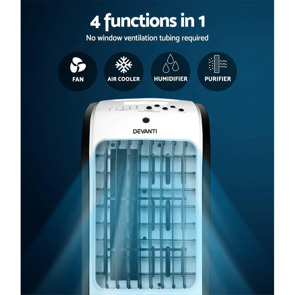 Evaporative Air Cooler Conditioner Portable 4L Cooling Fan