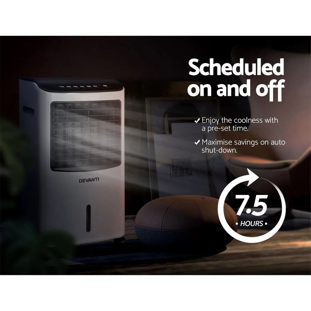 Evaporative Air Cooler Conditioner Portable 8L Cooling Fan