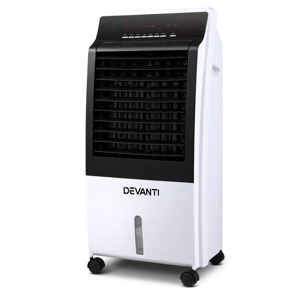 Evaporative Air Cooler Portable Fan Cooling with Remote