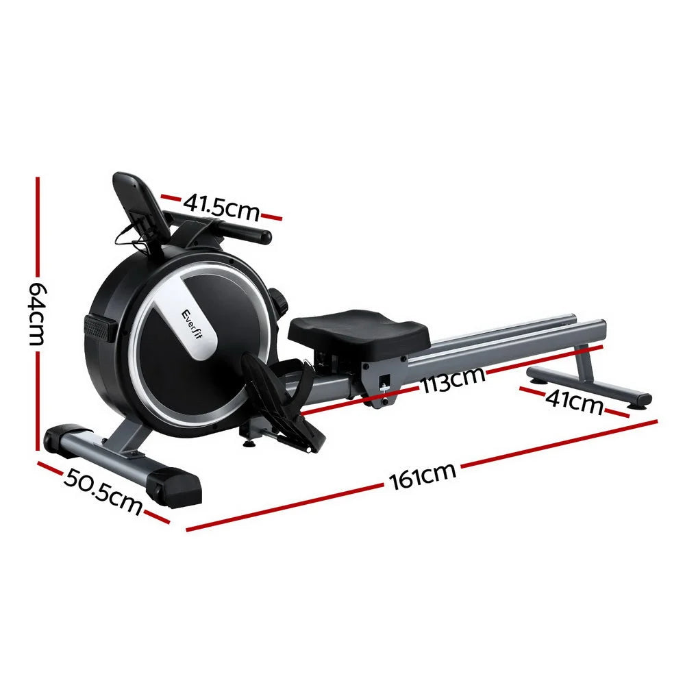 Everfit 16 Level Magnetic Rowing Machine for Home with App