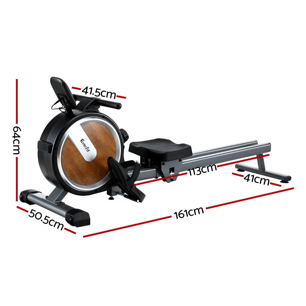 Everfit 16 Level Magnetic Rowing Machine for Home with App