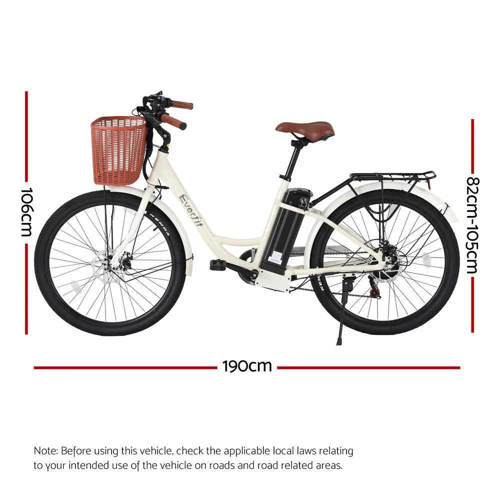 Everfit 26’’ Electric Bike City Bicycle eBike e-Bike