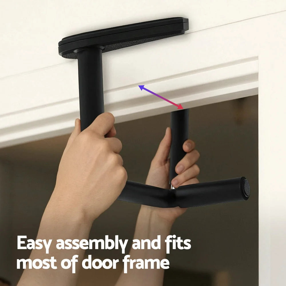 Everfit 2Pcs/Set Pull Up Bar Portable Foldable Dip Station