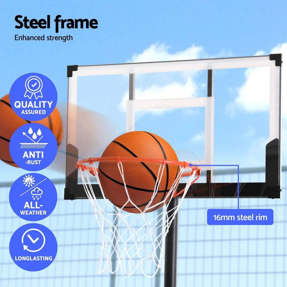 Everfit 3.05M Basketball Hoop Stand System Portable Height