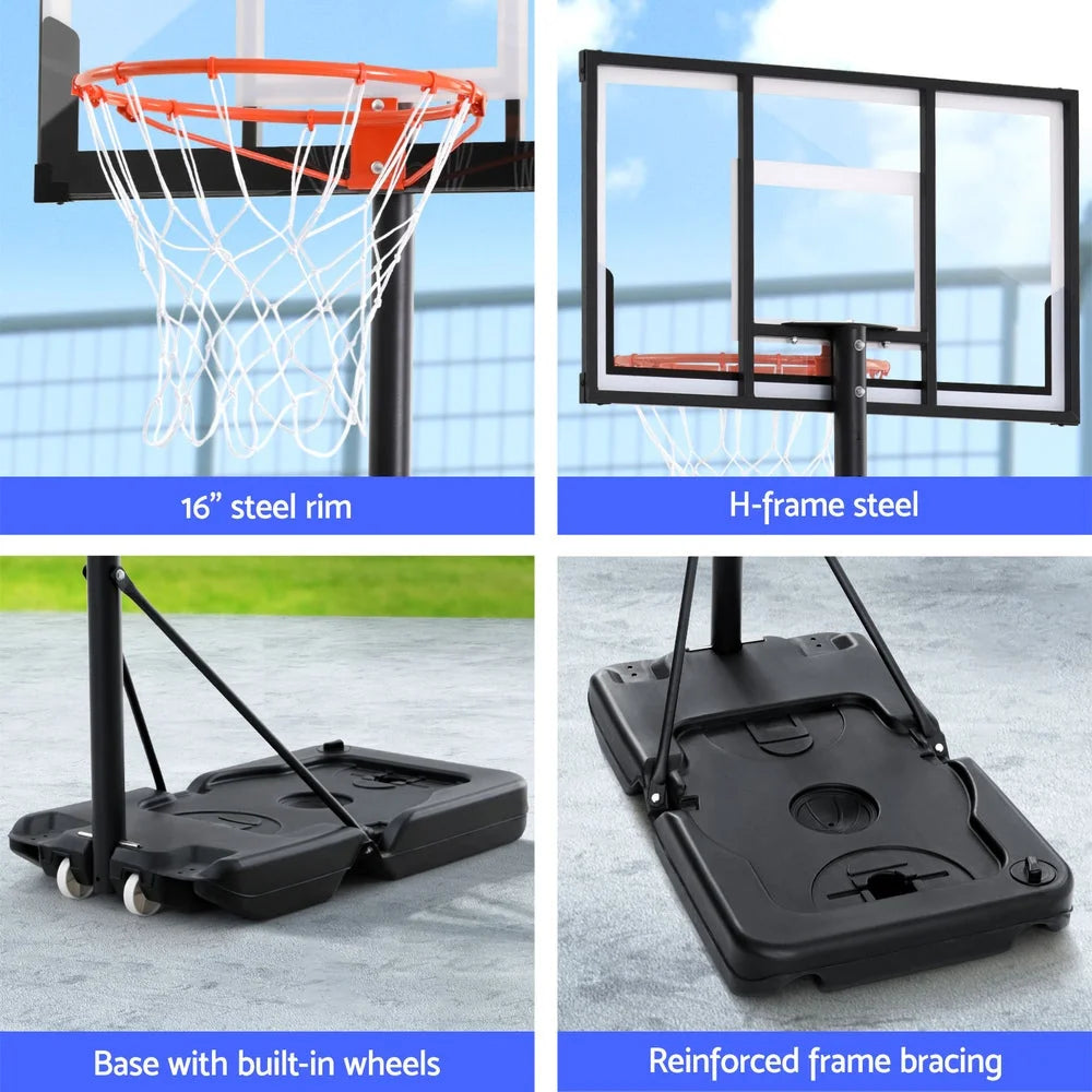 Everfit 3.05M Basketball Hoop Stand System Portable Height