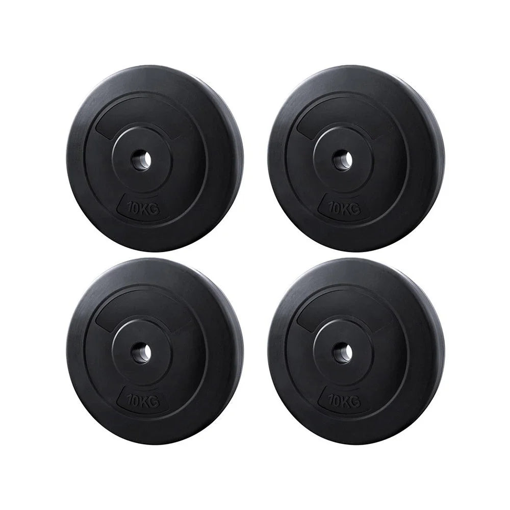 Everfit 40kg Barbell Weight Plates Standard Home Gym Press