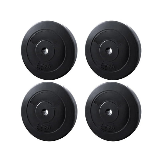Everfit 40kg Barbell Weight Plates Standard Home Gym Press