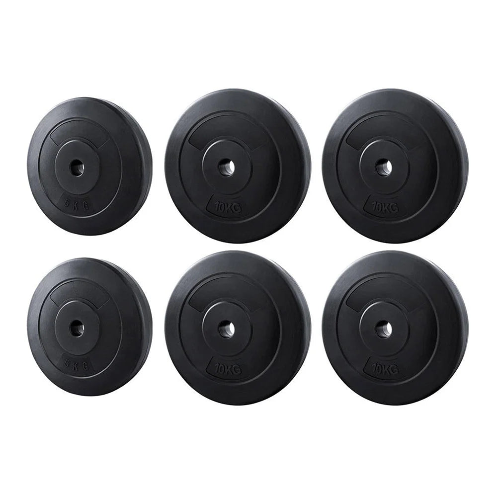 Everfit 50kg Barbell Weight Plates Standard Home Gym Press