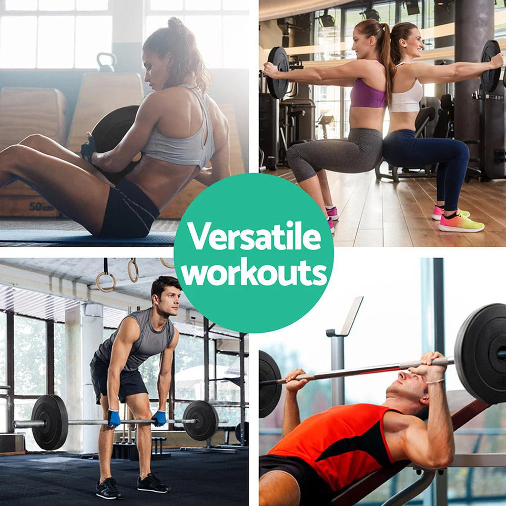 60kg everfit barbell weight with handles, panels and accessory pieces