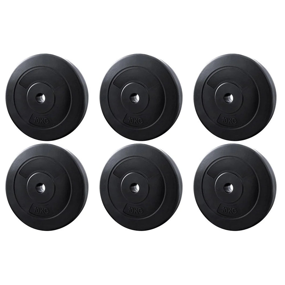 Everfit barbell weight with caster wheels and side handle rail
