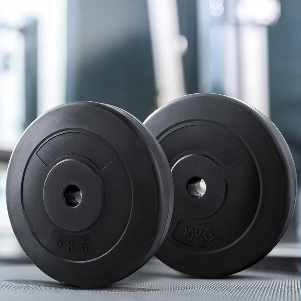 Everfit 70kg Barbell Weight Plates Standard Home Gym Press