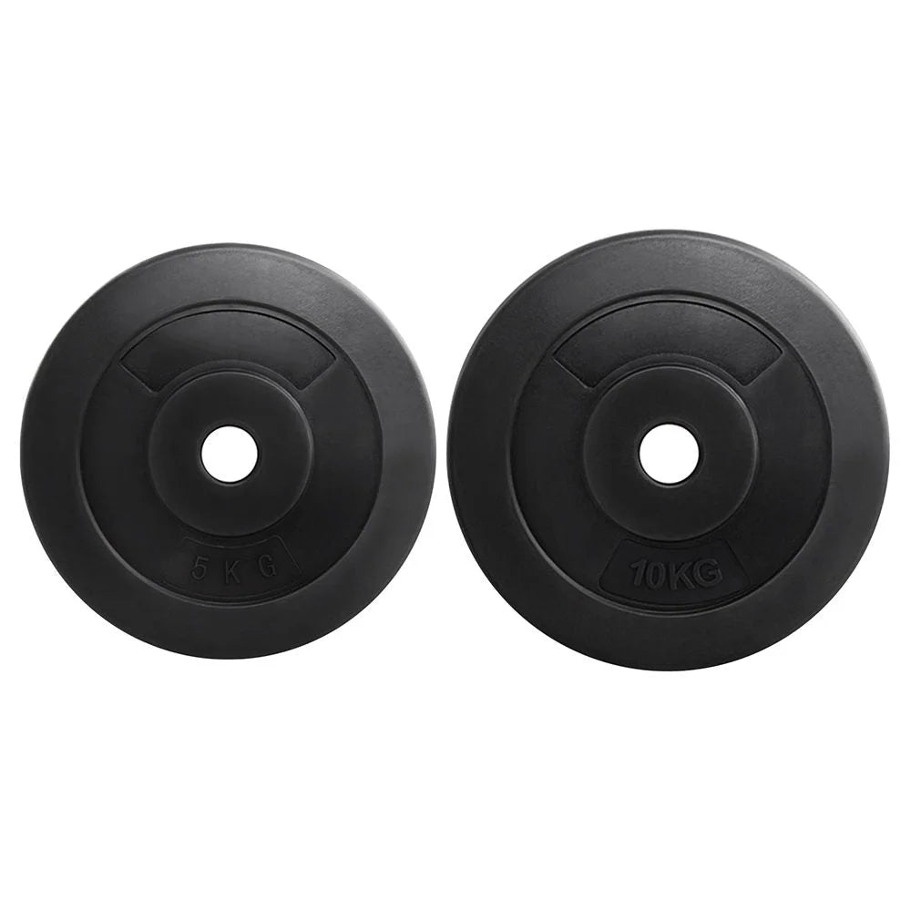 Everfit 70kg Barbell Weight Plates Standard Home Gym Press