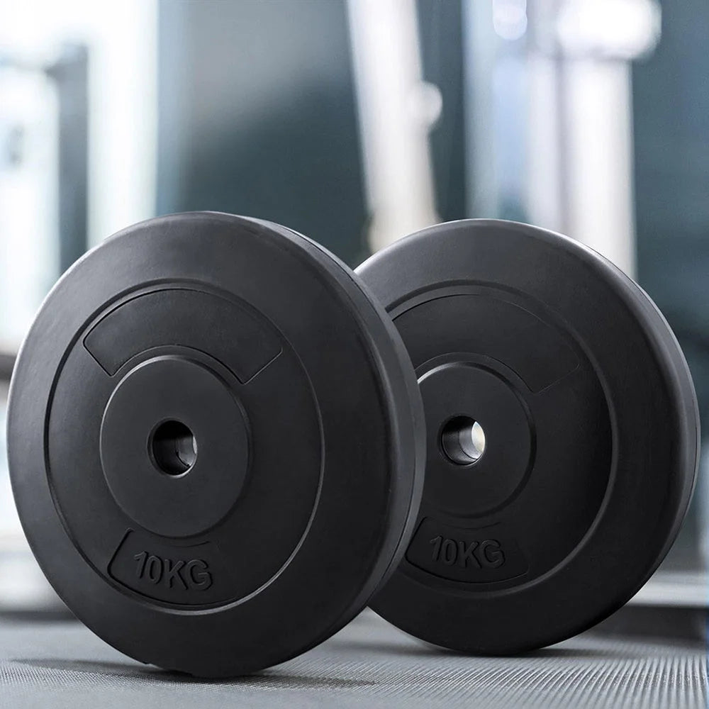 Everfit 80kg Barbell Weight Plates Standard Home Gym Press