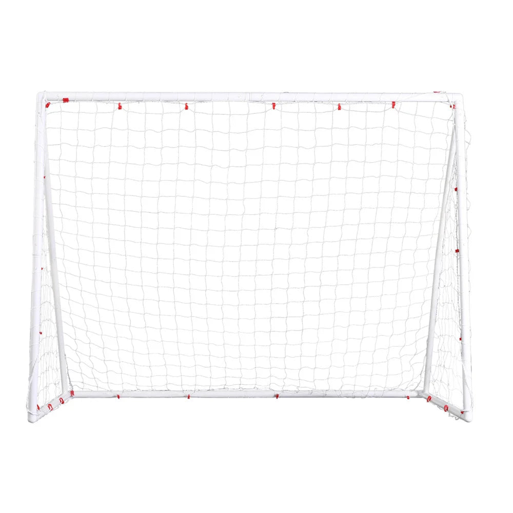 Soccer football goal with 8ft net upvc frame pe