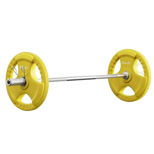 Everfit Barbells 46KG 120CM Dumbbell Barbell Plate Weight