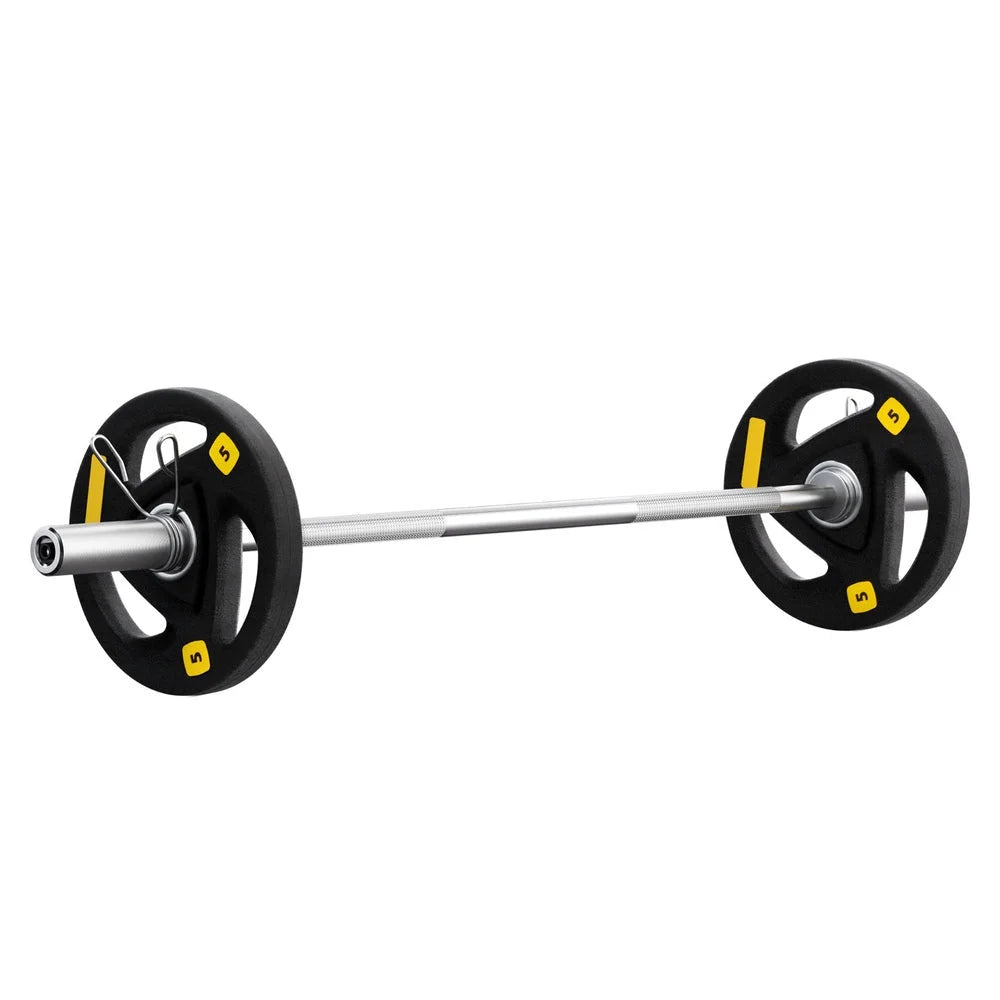 16kg 120cm barbells set dumbbells with plate weight lifting gym