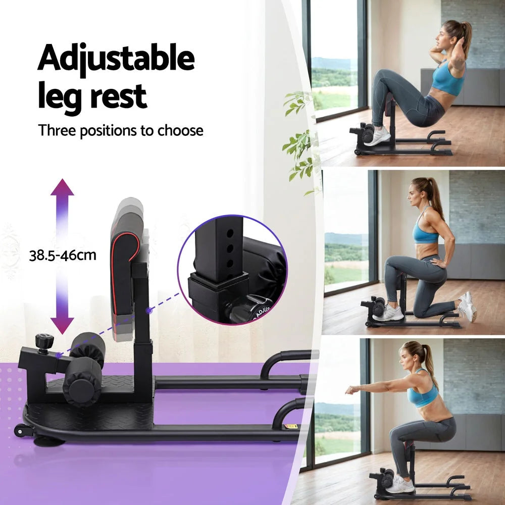 Everfit Deep Sissy Squat Weight Bench Adjustable Leg