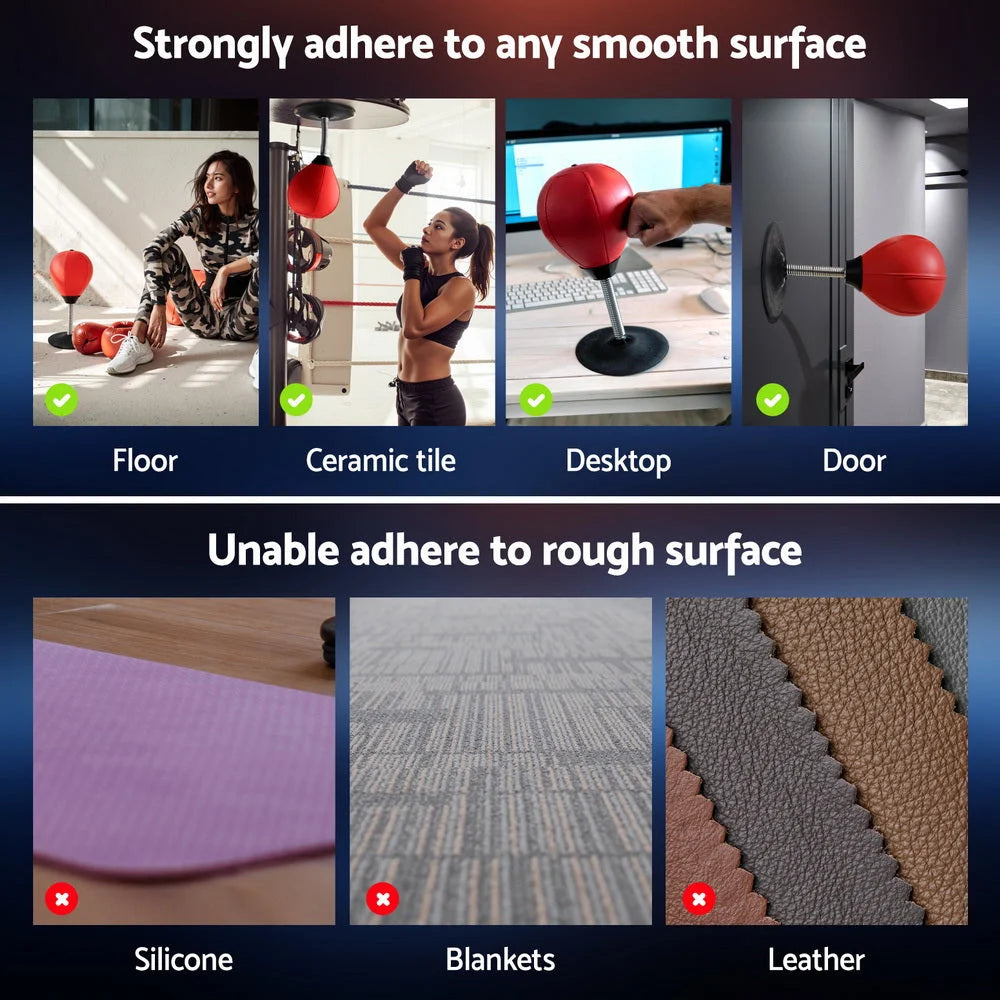 Everfit Desktop Punching Boxing Bag Stand Set with Pump