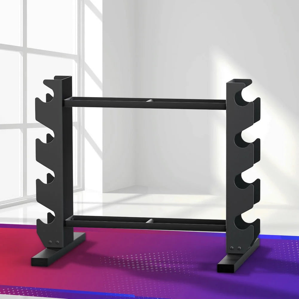 Everfit Dumbbells Rack Dumbbell Kettlebell Stand Home Gym