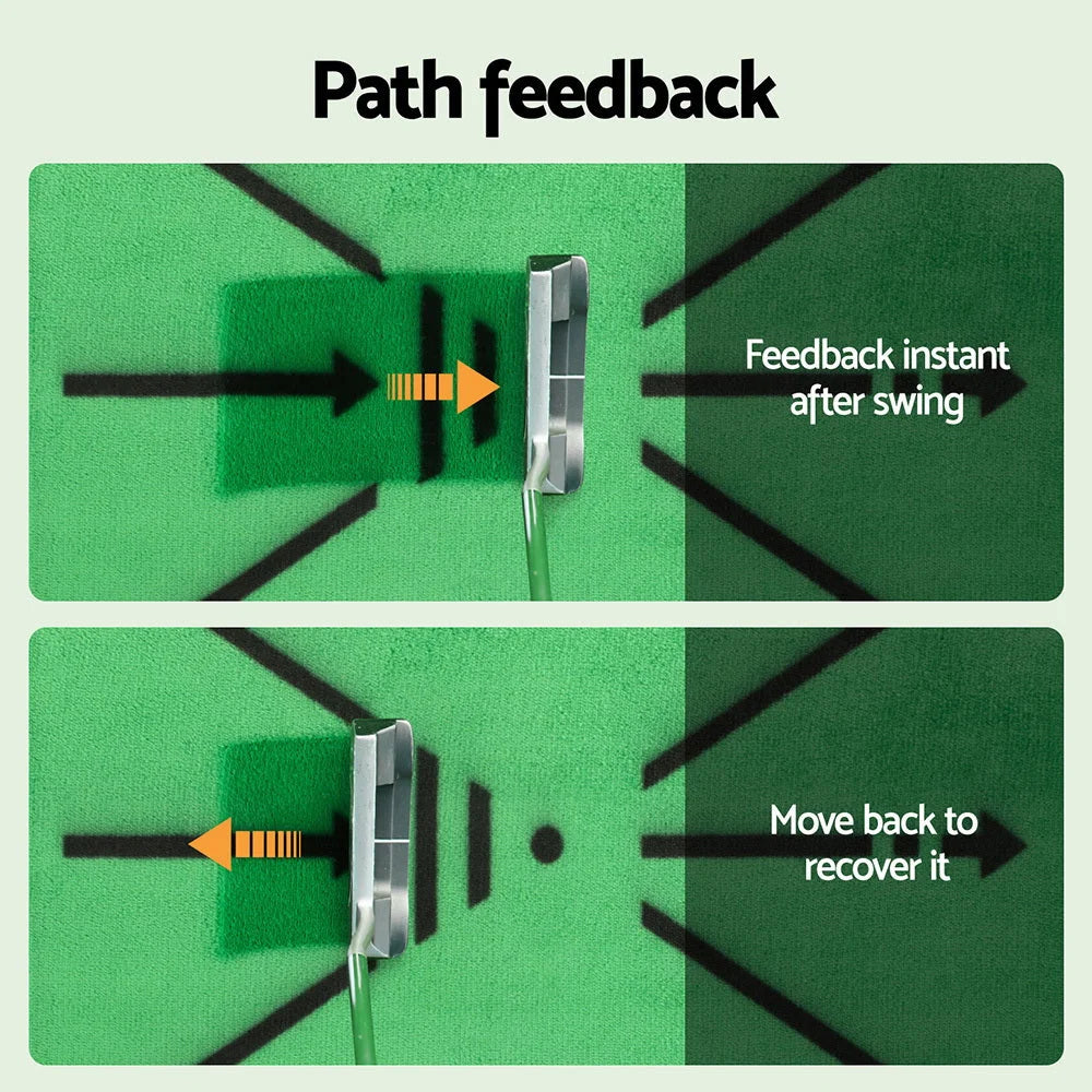 Everfit Golf Hitting Mat Training Swing Path Feedback Detection