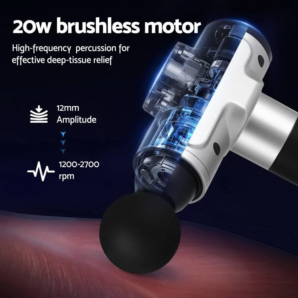 Massage gun speed with frame detail shown