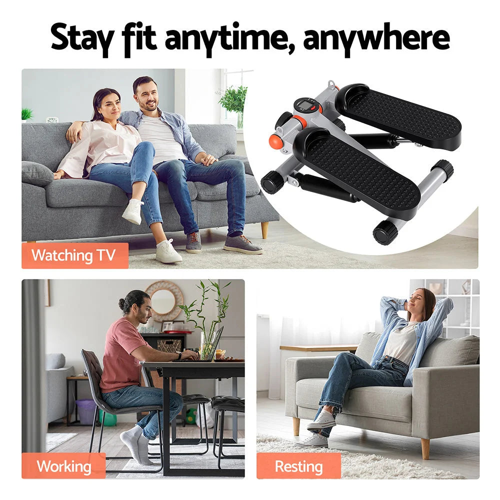 Everfit Mini Stepper with Resistance Rope Aerobic