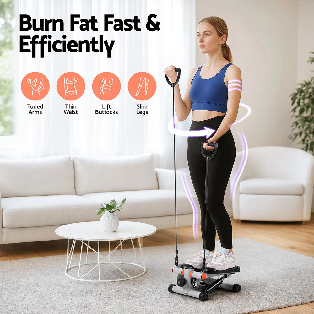 Everfit Mini Stepper with Resistance Rope Aerobic