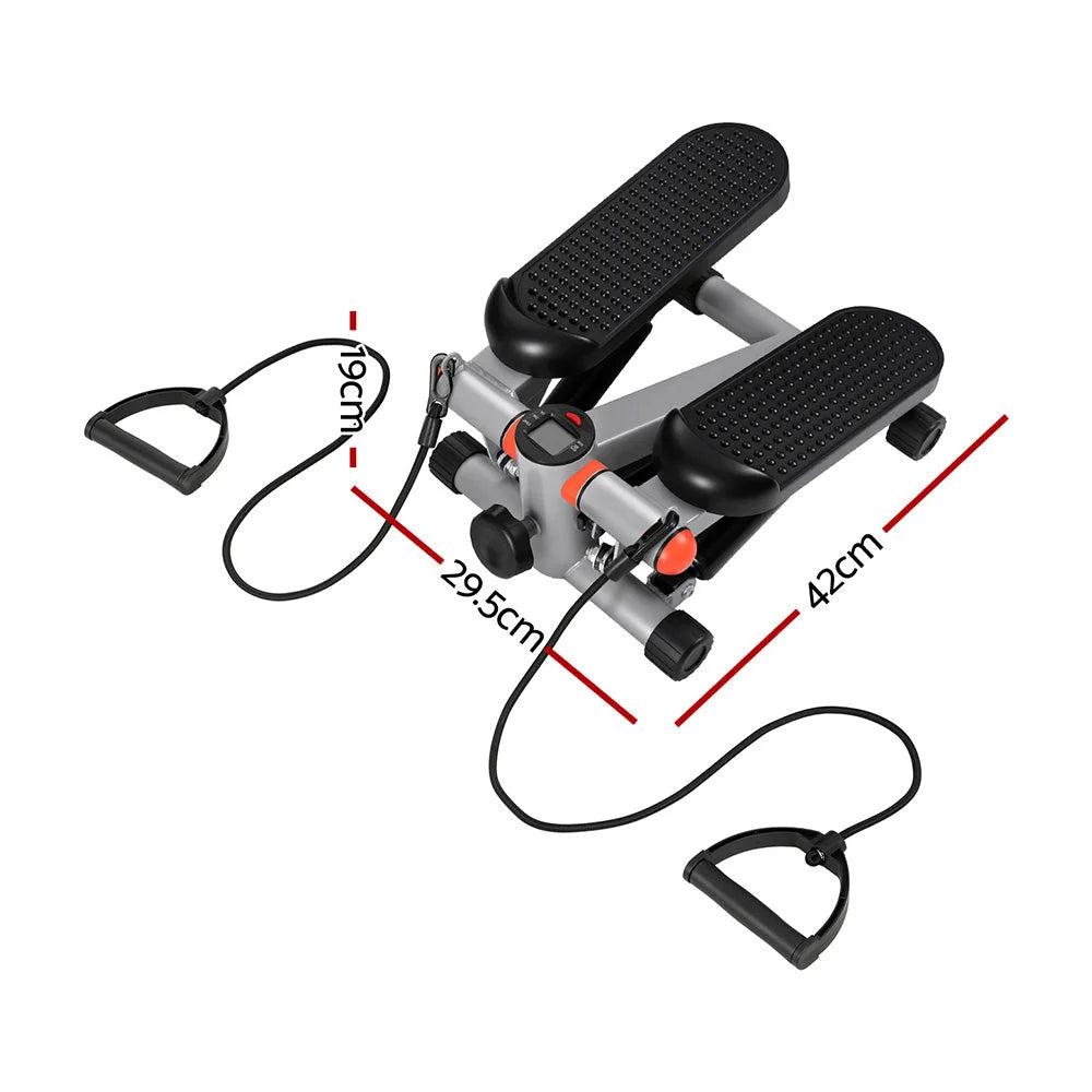 Everfit Mini Stepper with Resistance Rope Aerobic for Exercise