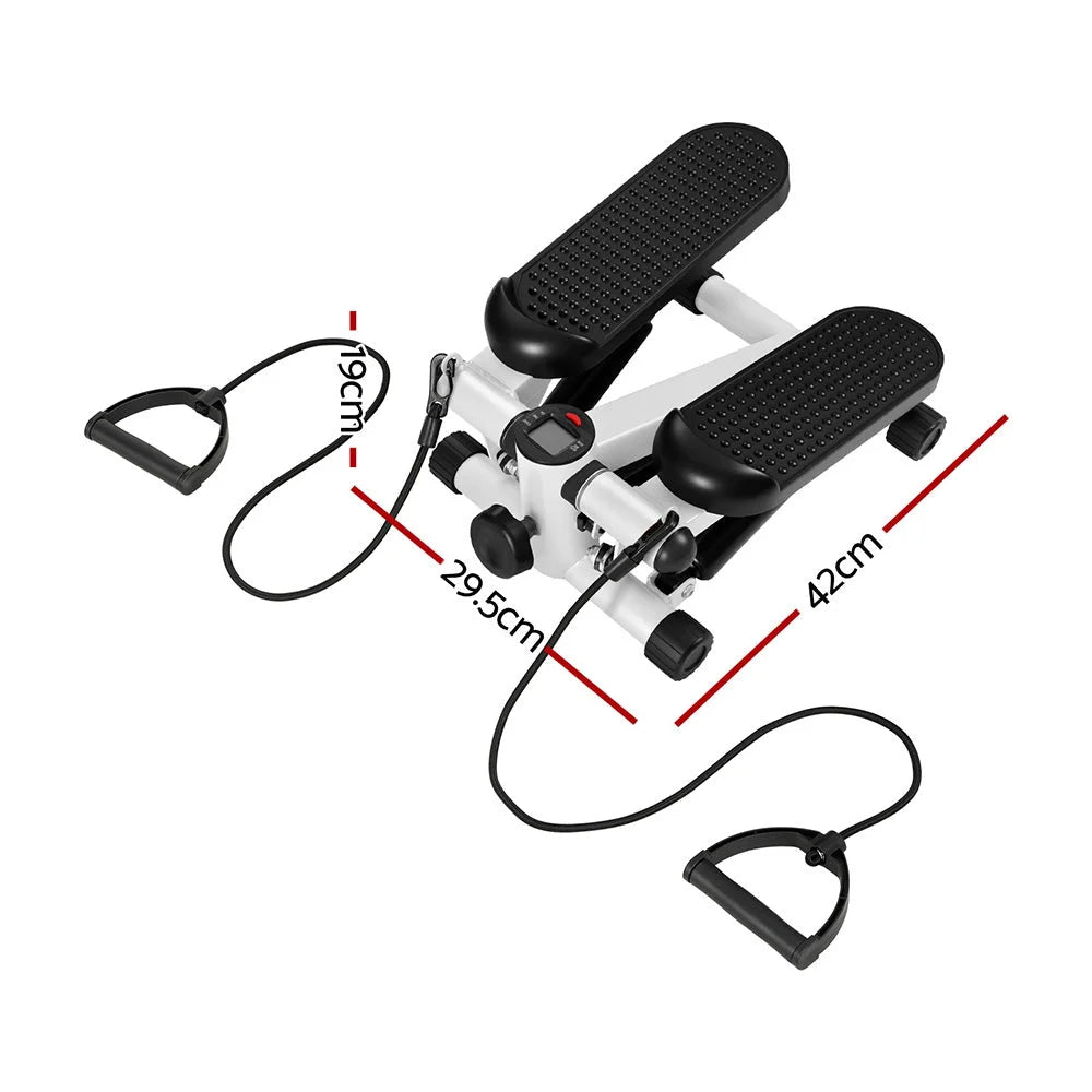 Mini stepper resistance with rope aerobic exercise compact