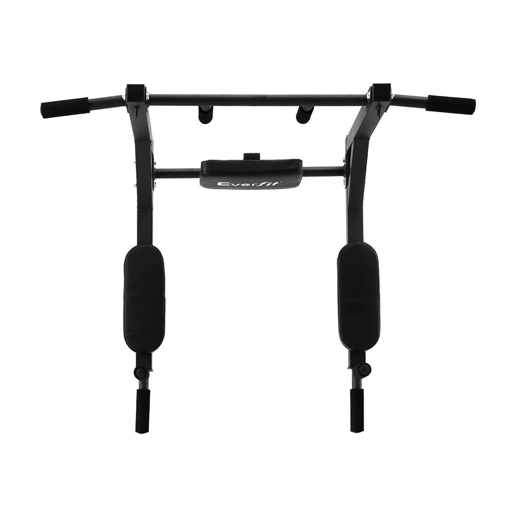 Everfit Pull Up Bar Dip Station Multi Gym 150kg Home Power