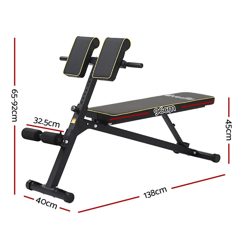 Everfit Roman Chair Adjustable Weight Bench Strength