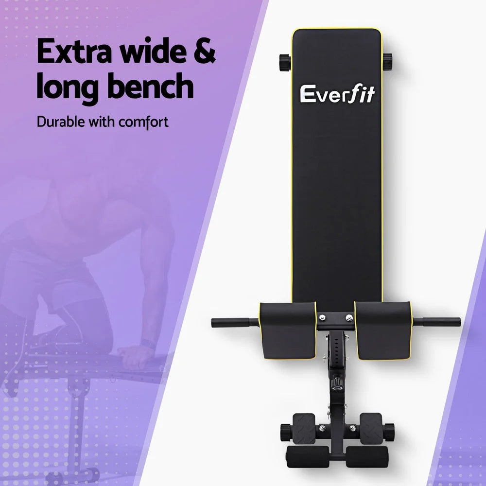 Everfit Roman Chair Adjustable Weight Bench Strength