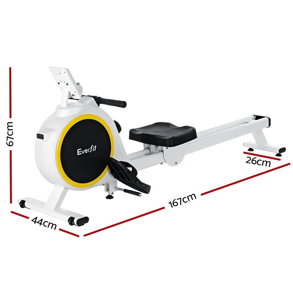 Everfit Rowing Machine 16 Levels Magnetic Rower Home Gym