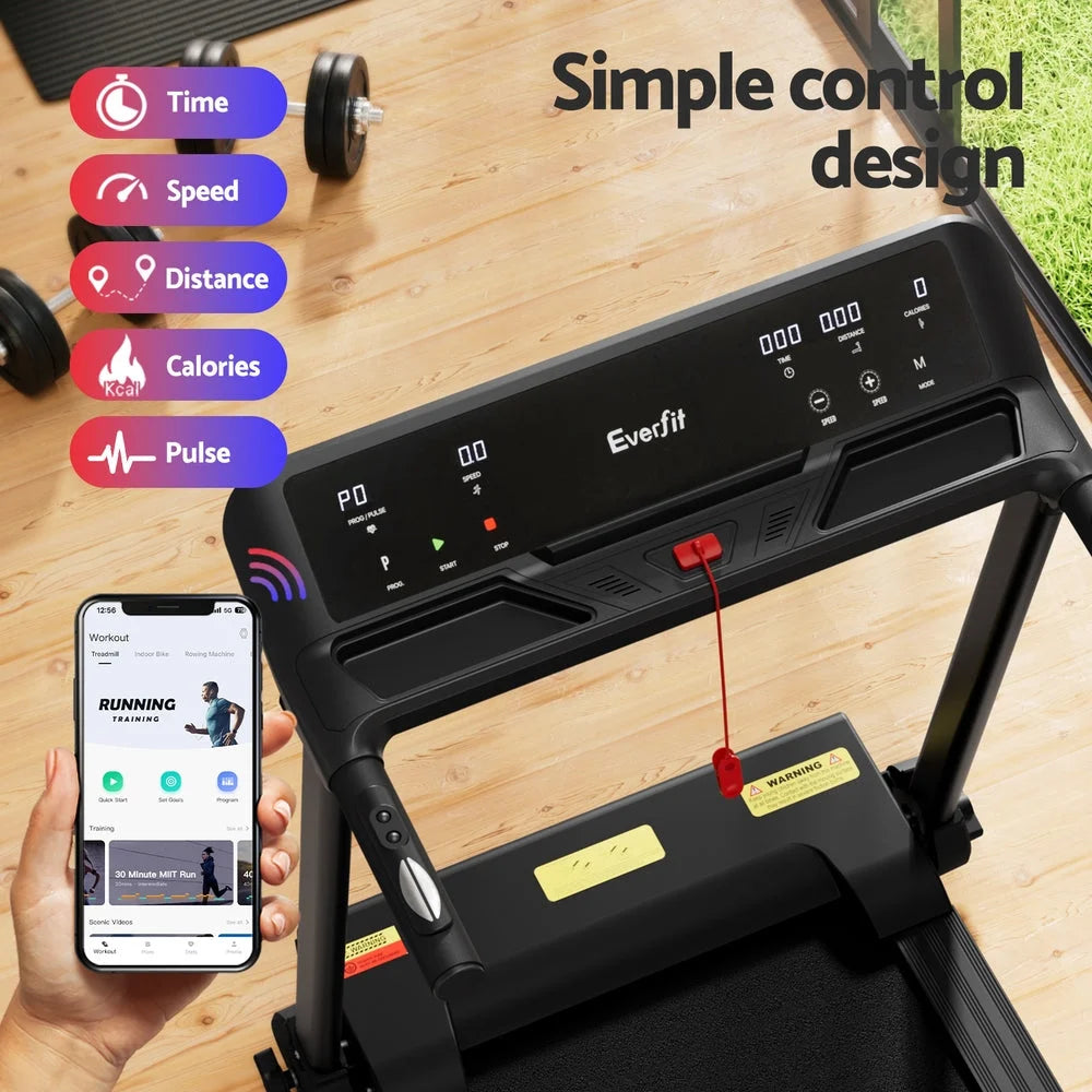 Everfit Treadmill Electric Home Gym Fitness Exercise Knob