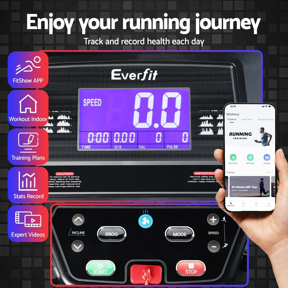 Everfit Treadmill Electric Home Gym Fitness Exercise