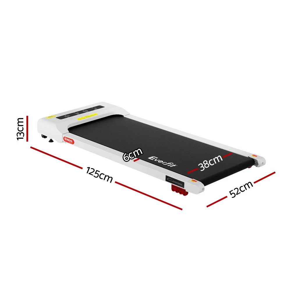 Everfit Treadmill Electric Walking Pad Incline Under Desk