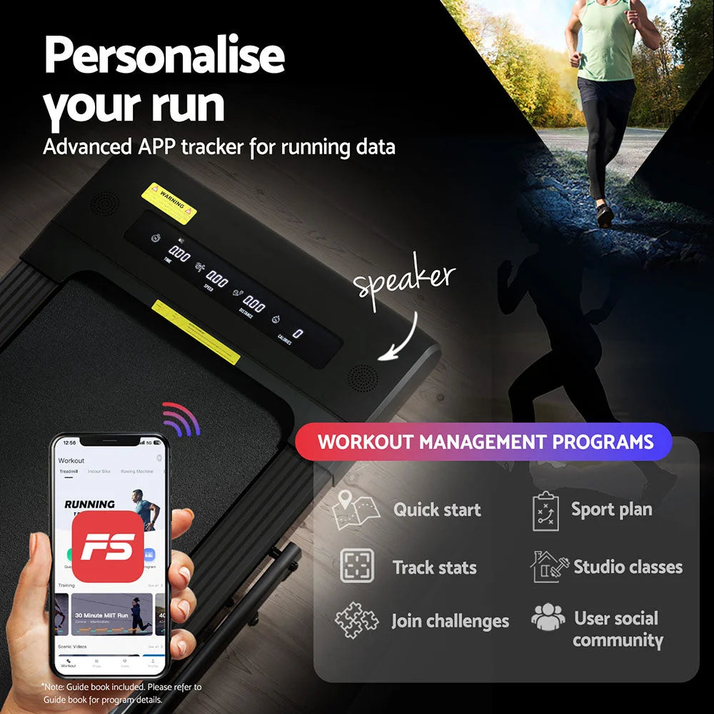 Everfit Treadmill Electric Walking Pad Under Desk Home Gym