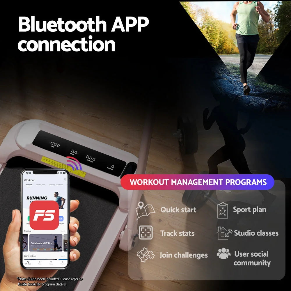 Everfit Treadmill Electric Walking Pad with Incline