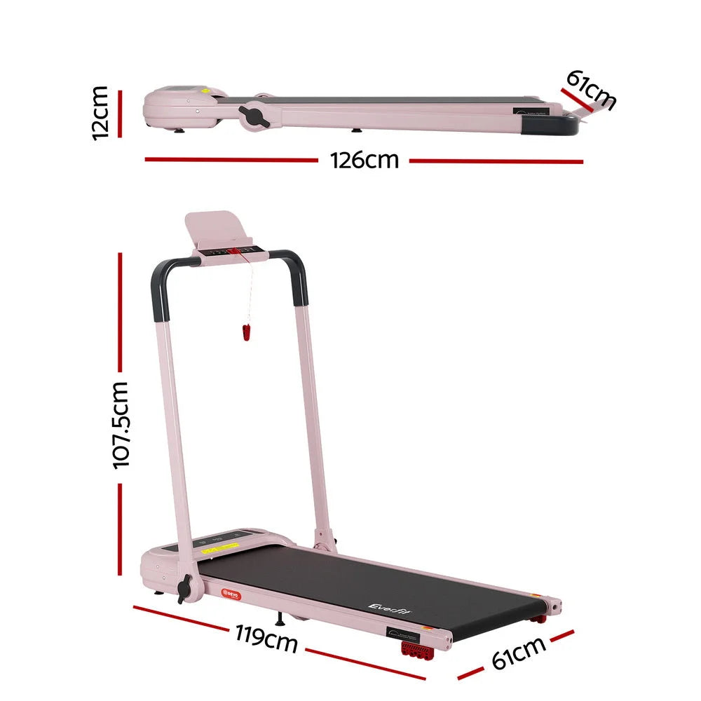 Everfit Treadmill Electric Walking Pad with Incline