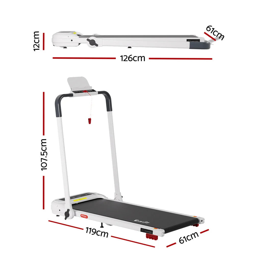 Everfit Treadmill Electric Walking Pad with Incline