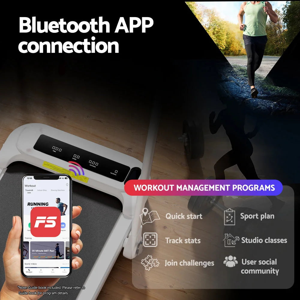 Everfit Treadmill Electric Walking Pad with Incline