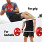 Everfit weight plates with caster wheels and side handle rail